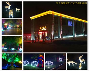 湖北恒大帝景夢幻燈光節