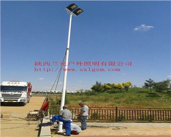 陜西球場廣場高桿燈-陜西鄂爾多斯廣場照明項目